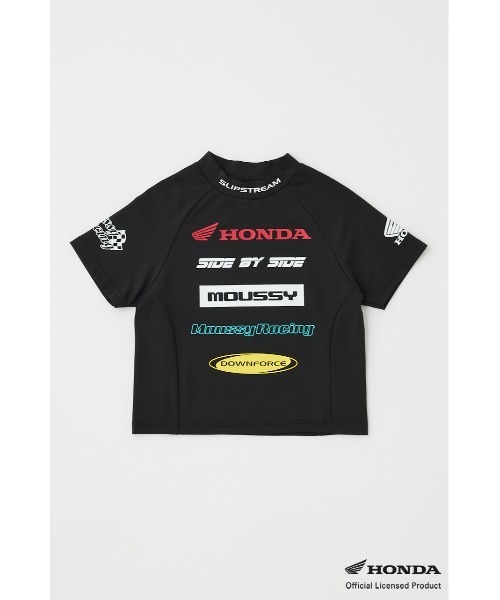 MOUSSY tシャツ HONDA RACING TINY Tシャツ レディース