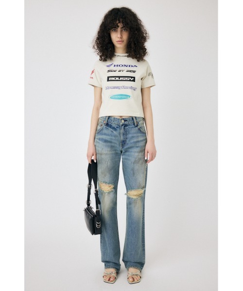 MOUSSY（マウジー） tシャツ 半袖 HONDA RACING TINY Tシャツ