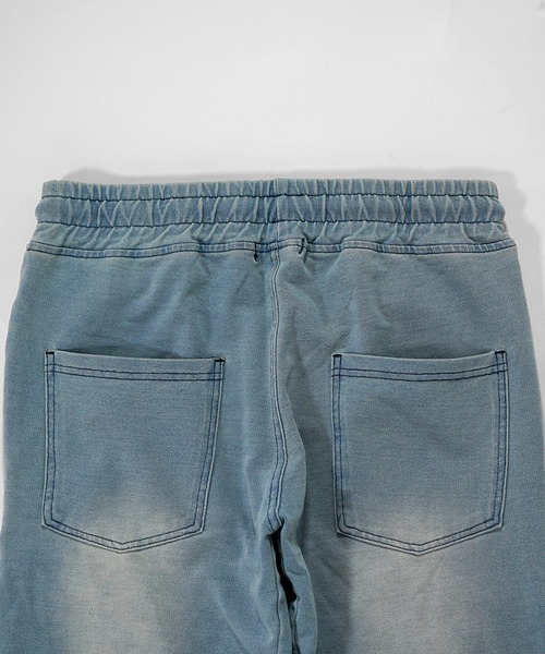 カットデニム セットアップ ジップパーカー ジョガーパンツ スウェット スエット 00342-03x.jpg