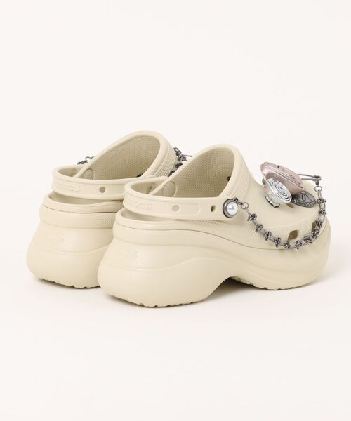 クロックス ベイ レベル ローズ クロッグ ジビッツ付き +6cm厚底 crocs サンダル クロックス BAE REBEL ROSE CLOG ベイ レベル