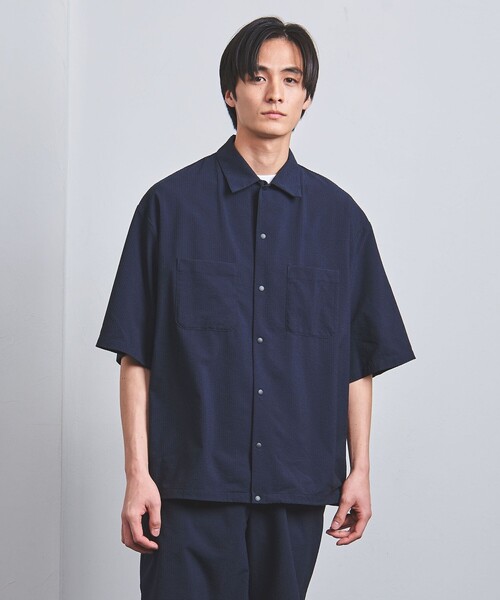 シャツ DotAir ドットエア サッカー 2ポケットシャツ -吸水速乾・ストレッチ- メンズ | UNITED ARROWS | 03