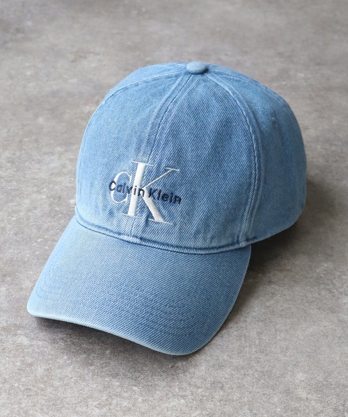大人気！カルバンクライン★デニムキャップ ユニセックス 帽子 Calvin Klein キャップ 帽子 デニムキャップ メンズ レディース