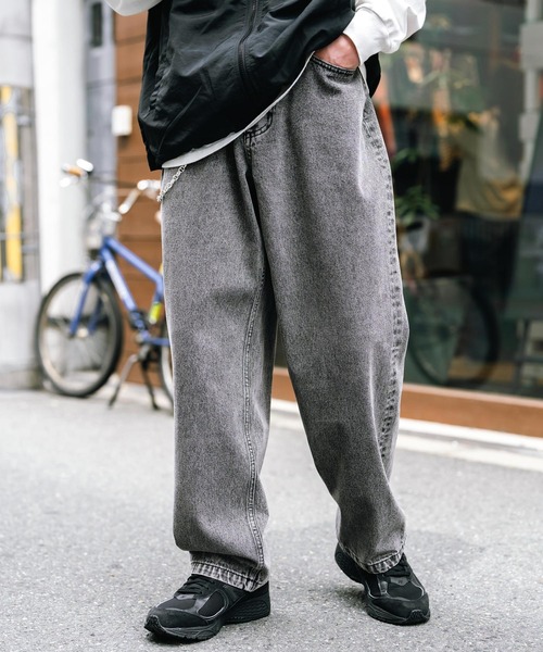 Rocky Monroe（ロッキーモンロー） ワイドパンツ ジーンズ ルーズ