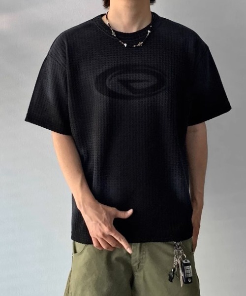 tシャツ A'GEM/9 × .kom 「ARULE/アルール」スプレー＆プリントTシャツ レディース メンズ ARULE tシャツ A'GEM/9 × .kom「ARULE/アルール」エンジェル
