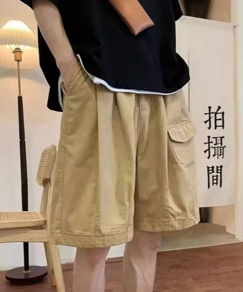 MGV（エムジーヴィー） ハーフパンツ パンツ フラップポケットハーフ