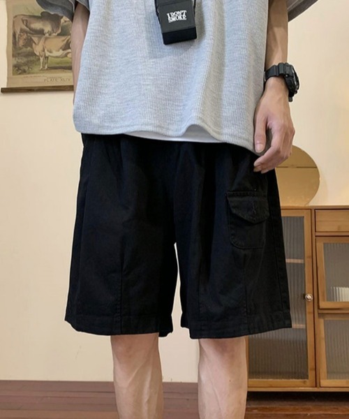 MGV（エムジーヴィー） ハーフパンツ パンツ 短パン フラップポケット