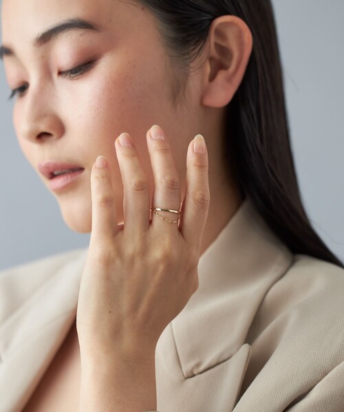 Jouete（ジュエッテ） 指輪 リング 「レイヤー」 K10YG リング