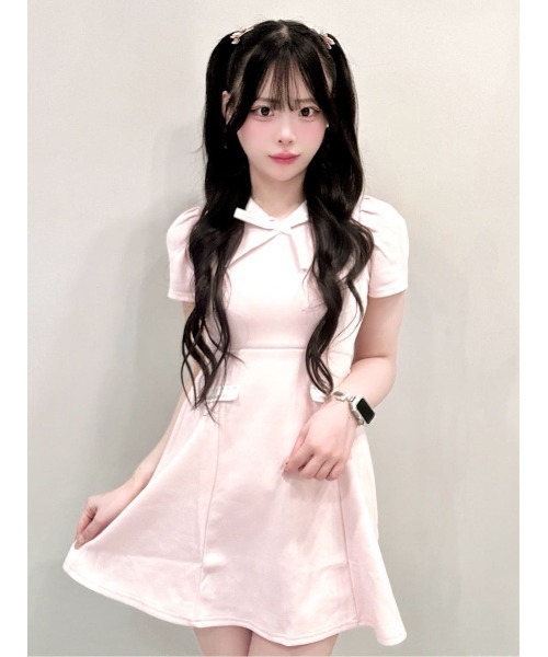 Picone ポロワンピース ピンク サイズM Picone ポロワンピース ピンク サイズM 45%OFF