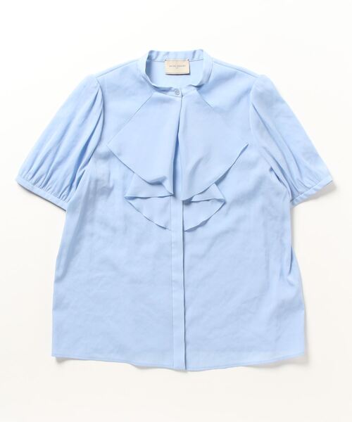 「UNITED ARROWS」 半袖ブラウス FREE ブルー レディース