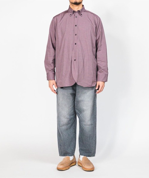 meanswhile（ミーンズワイル） シャツ Trinity Cloth Round Cut SH