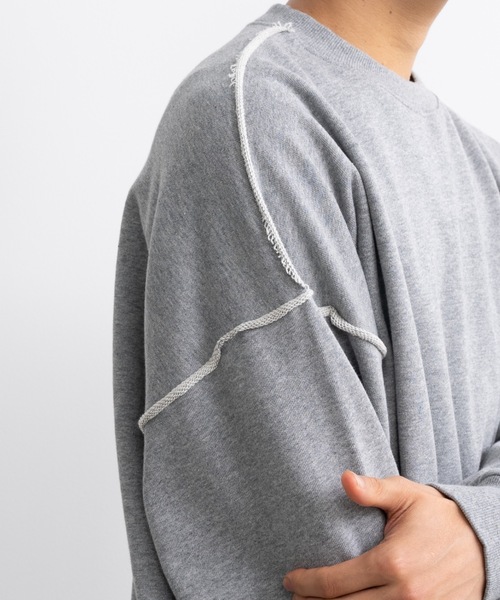 SINSS スウェットカットソー X-SMALL ライトグレー メンズ : ZOZOTOWN