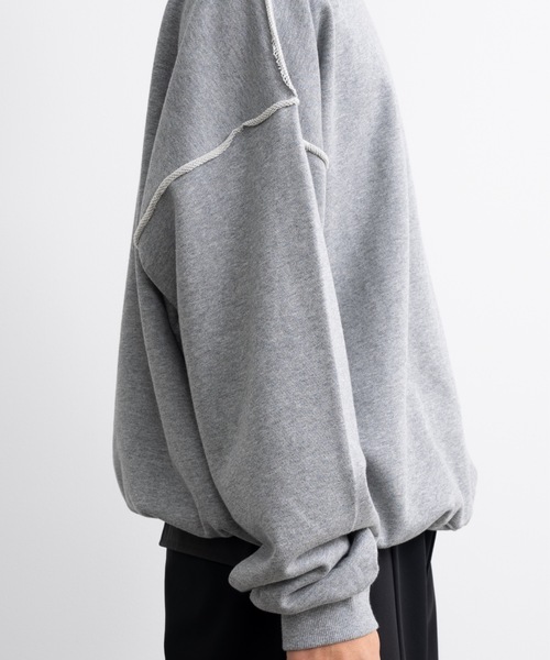 SINSS スウェットカットソー X-SMALL ライトグレー メンズ : ZOZOTOWN