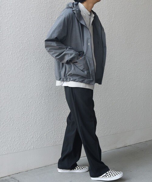 「SHIPS any」 マウンテンパーカー LARGE ブラック メンズ