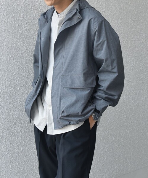 「SHIPS any」 マウンテンパーカー LARGE ブラック メンズ