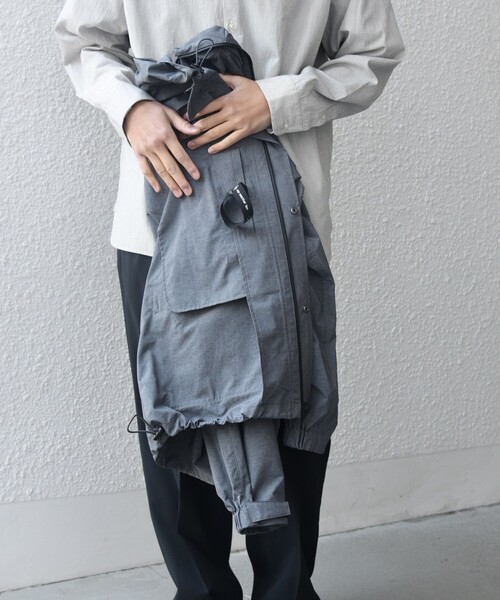 「SHIPS any」 マウンテンパーカー LARGE ブラック メンズ