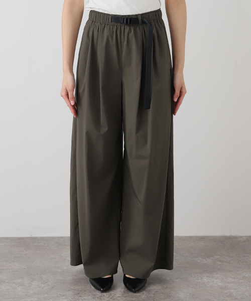 Spick＆Span パンツ テックイージーワイドパンツ レディース