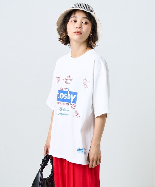 「FREAK'S STORE」 長袖カットソー フリ- オフホワイト レディース FREAK'S STORE（フリークスストア）の「袖フリルロングスリーブ