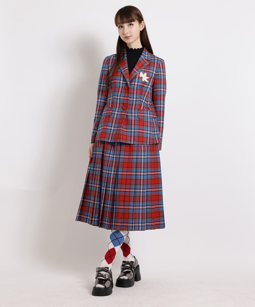 MILK（ミルク） スカート TEAM CHECK ロングスカート : ZOZOTOWN Yahoo