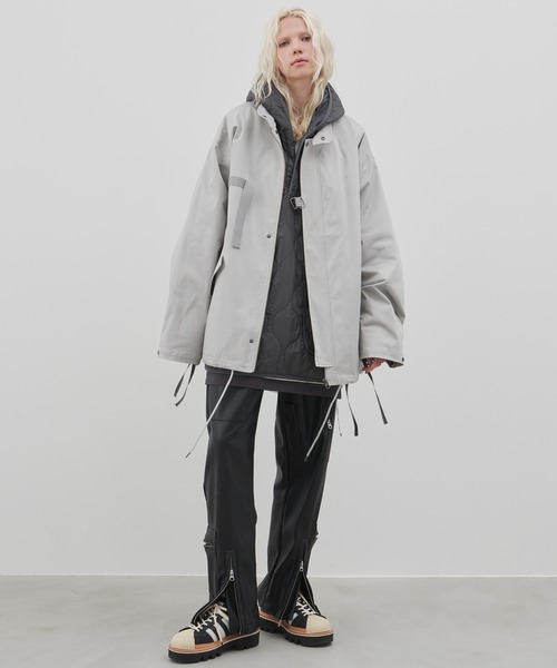 「AIVER」 コート MEDIUM グレー系その他 メンズ_画像5