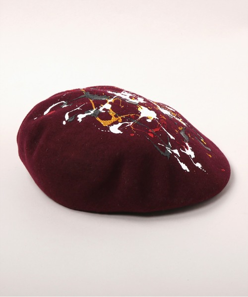 CA4LA 帽子 ベレー帽 PAINTED BERET メンズ : ZOZOTOWN Yahoo!店