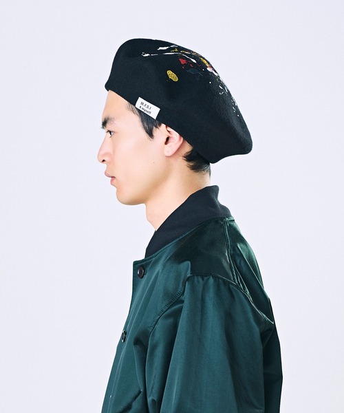 ca4la ベレー帽 CA4LA 帽子 ベレー帽 PAINTED BERET メンズ : ZOZOTOWN Yahoo!店