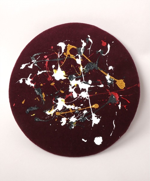 CA4LA（カシラ） 帽子 ベレー帽 PAINTED BERET メンズ : ZOZOTOWN