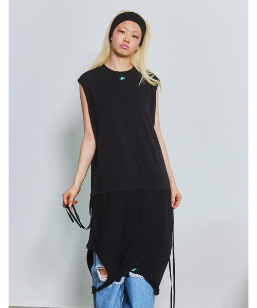 【a♡summer SARE中⭐︎様】ollun ワンピース　2着セット MILK（ミルク）の「Sailor Set Up ワンピース（シャツワンピース