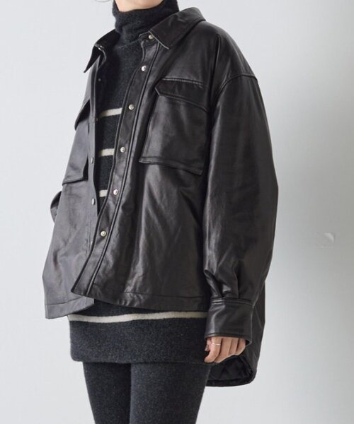 BEARDSLEY 黒 レザージャケット BEARDSLEY 黒 レザージャケット