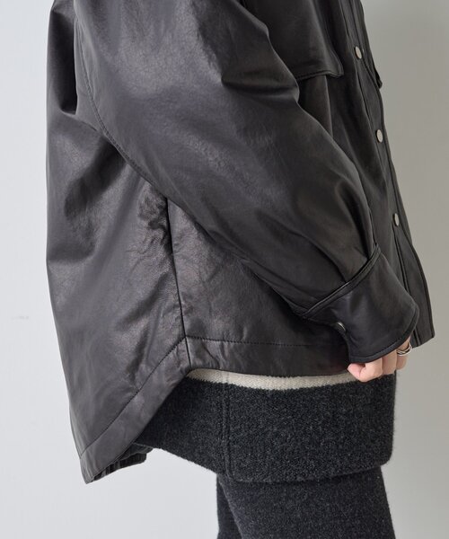 BEARDSLEY レザージャケット　グレージュ セール】 レザージャケット （ブルゾン）｜BEARDSLEY / ビアズリー