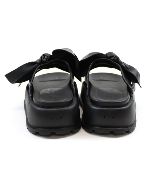 「VIVIAN」 フラットサンダル LL ブラック レディース_画像5