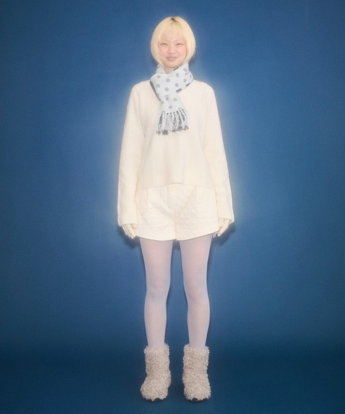 FEKETE（フェケテ） パンツ floral quilted shorts / 花柄キルティング