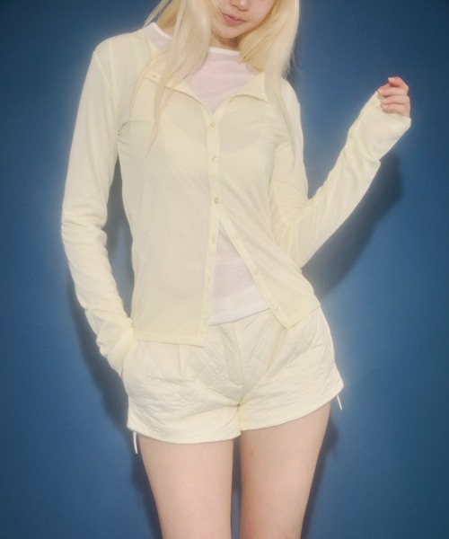 FEKETE（フェケテ） パンツ floral quilted shorts / 花柄キルティング