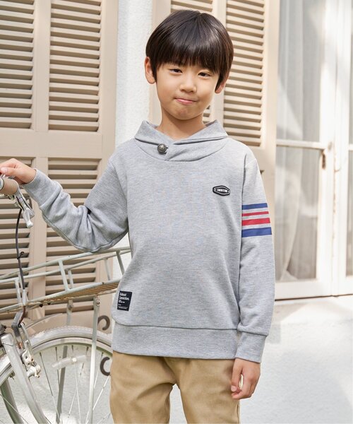 ikka（イッカ） トレーナー コンチョボタンショール襟トレーナー（120