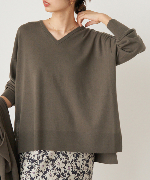 IENA（イエナ） ニット セーター ライトウールVネックプルオーバー