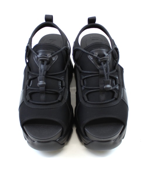 「VIVIAN」 フラットサンダル M ブラック レディース_画像2