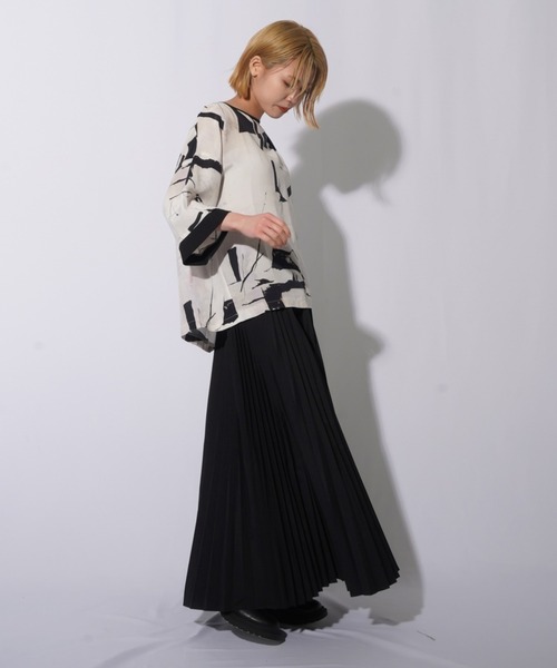 「malla」 7分袖ブラウス FREE ブラック レディース_画像7