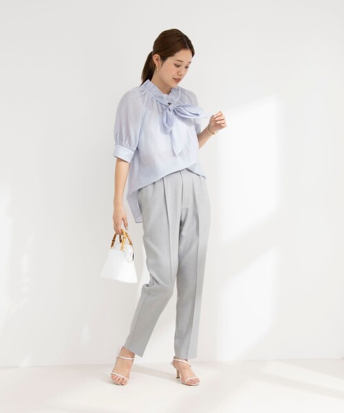 「NOLLEY'S Sophi」 半袖ブラウス 36 ブラック レディース_画像3