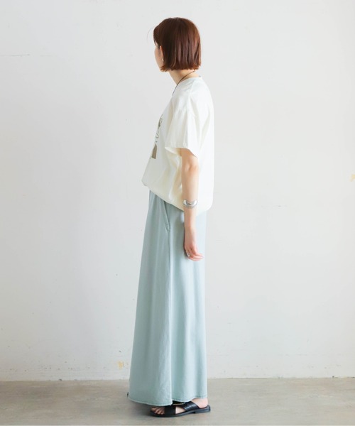 「NOMBRE IMPAIR」 半袖Tシャツ FREE ホワイト レディース_画像3