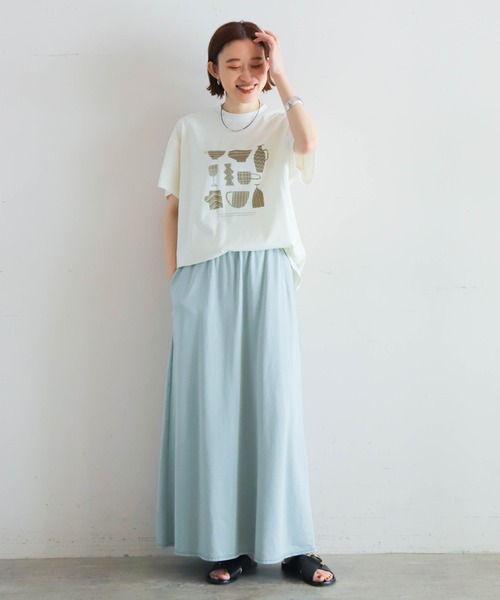 「NOMBRE IMPAIR」 半袖Tシャツ FREE ホワイト レディース_画像6