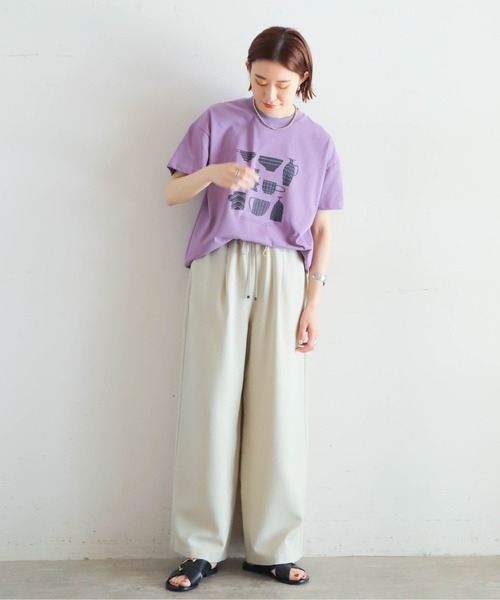 「NOMBRE IMPAIR」 半袖Tシャツ FREE ホワイト レディース_画像8