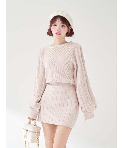 Darich（ダーリッチ） ワンピース ハートオープンニットミニワンピース