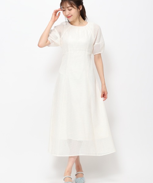 「MISCH MASCH」 半袖ワンピース S ブラック レディース_画像2