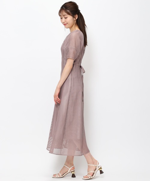 「MISCH MASCH」 半袖ワンピース S ブラック レディース_画像6