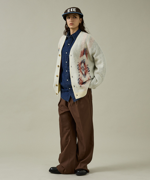 ペンドルトン　カーディガン　レディース　M　ベージュ　オルテガ　新品タグ付き PENDLETON - ペンドルトン カーディガン レディース M ベージュ