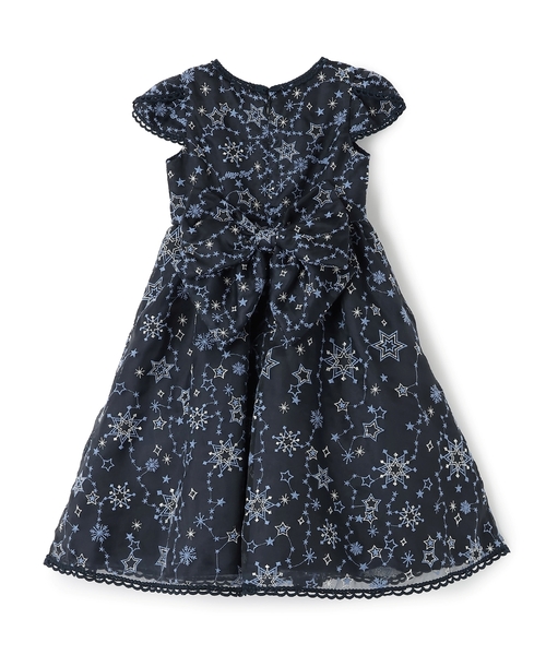 mezzo piano ドレス 発表会 卒園式 入学式 キラキラ星刺しゅうドレス