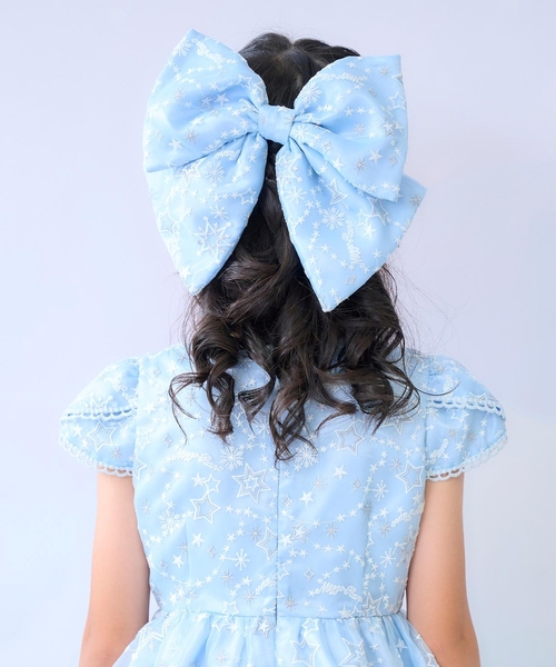 mezzo piano ドレス 発表会 卒園式 入学式 キラキラ星刺しゅうドレス