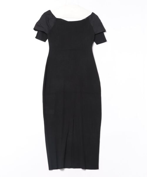 「MERCURYDUO」 半袖ワンピース MEDIUM ブラック レディース_画像2