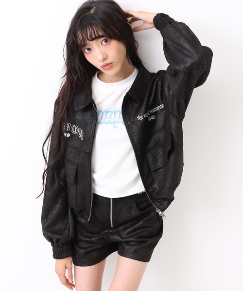 ANAP GiRL（アナップガール） パンツ ハイウエストジップフェイク