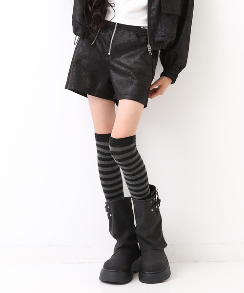 ANAP GiRL（アナップガール） パンツ ハイウエストジップフェイク