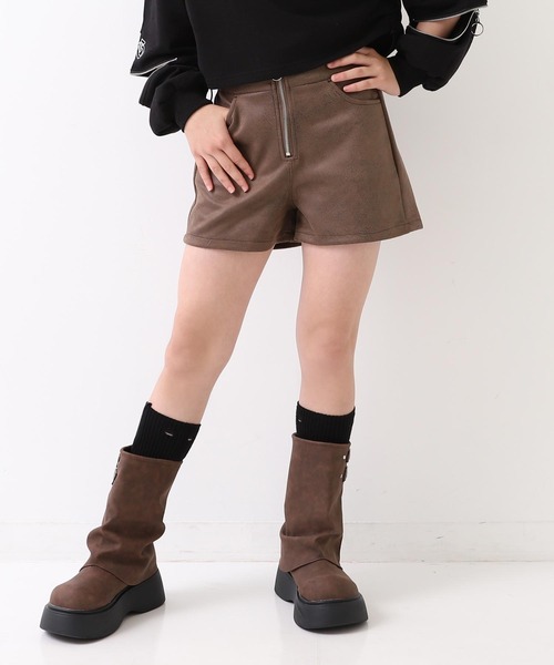 ANAP GiRL（アナップガール） パンツ ハイウエストジップフェイク